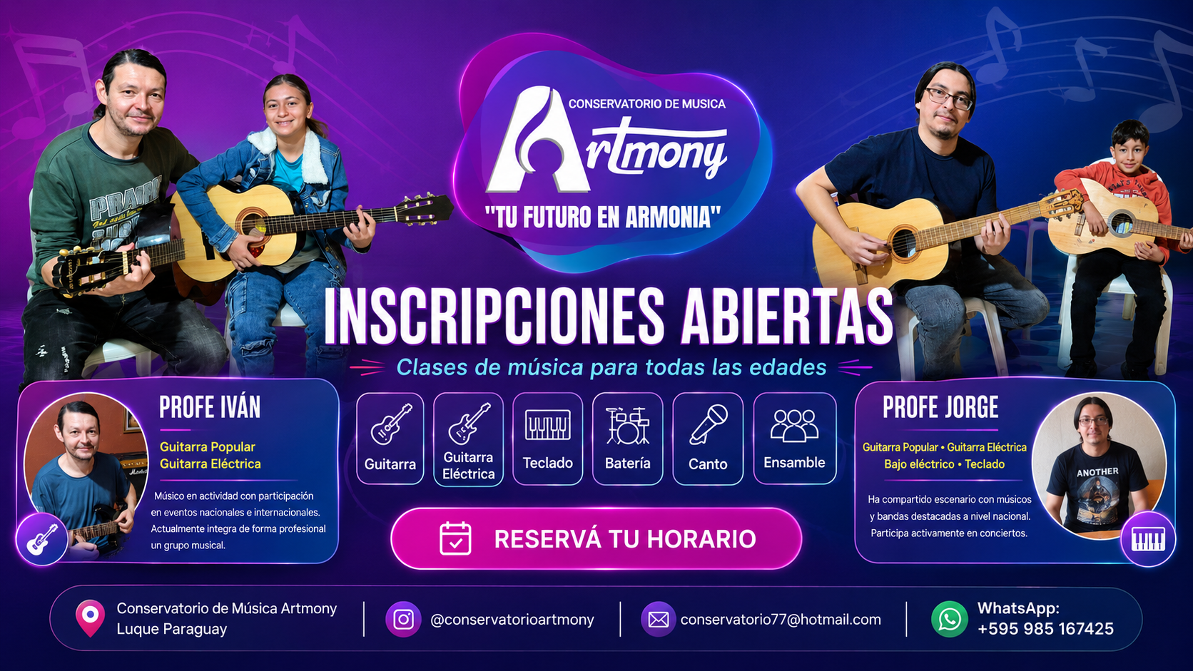 Flyer inscripciones abiertas