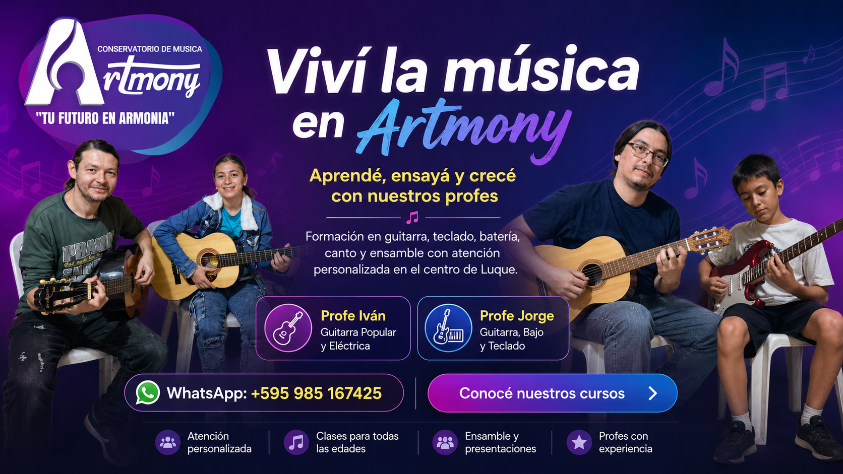Flyer viví la música